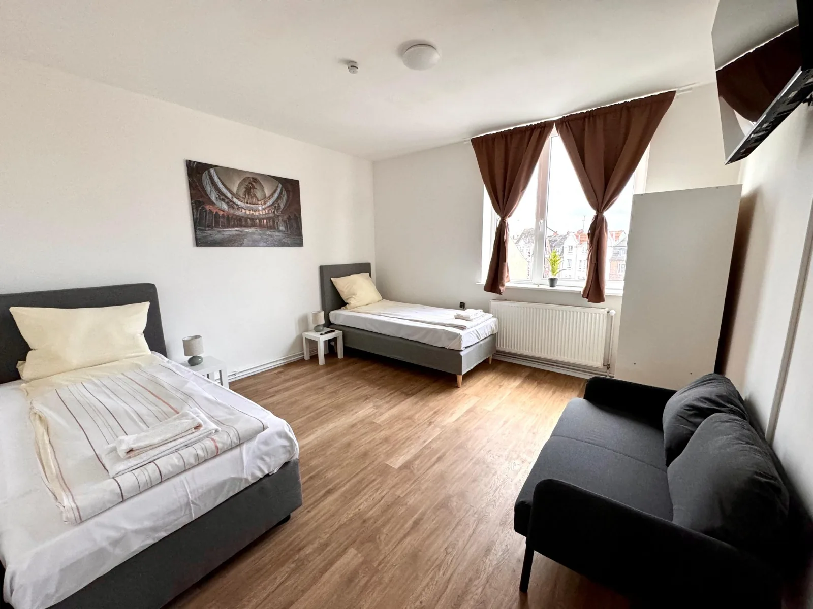 Modernes Badezimmer im horizonte Apartment
